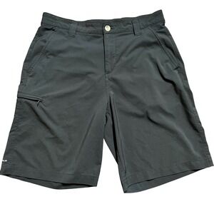 Columbia PFG Fishing Shorts‎ Mens 32 Black Omni-Shield Performance Gear